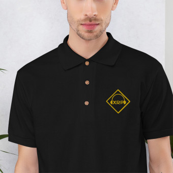 XRP Logo Embroidered Polo Shirt